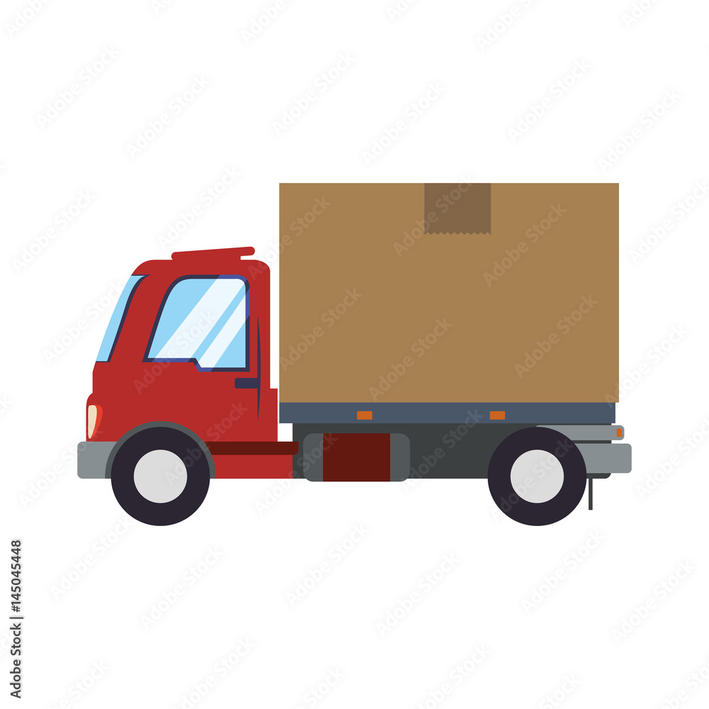 Delivery truck vehicle icon vector illustration graphic design Delivery truck vehicle icon vector illustration graphic design