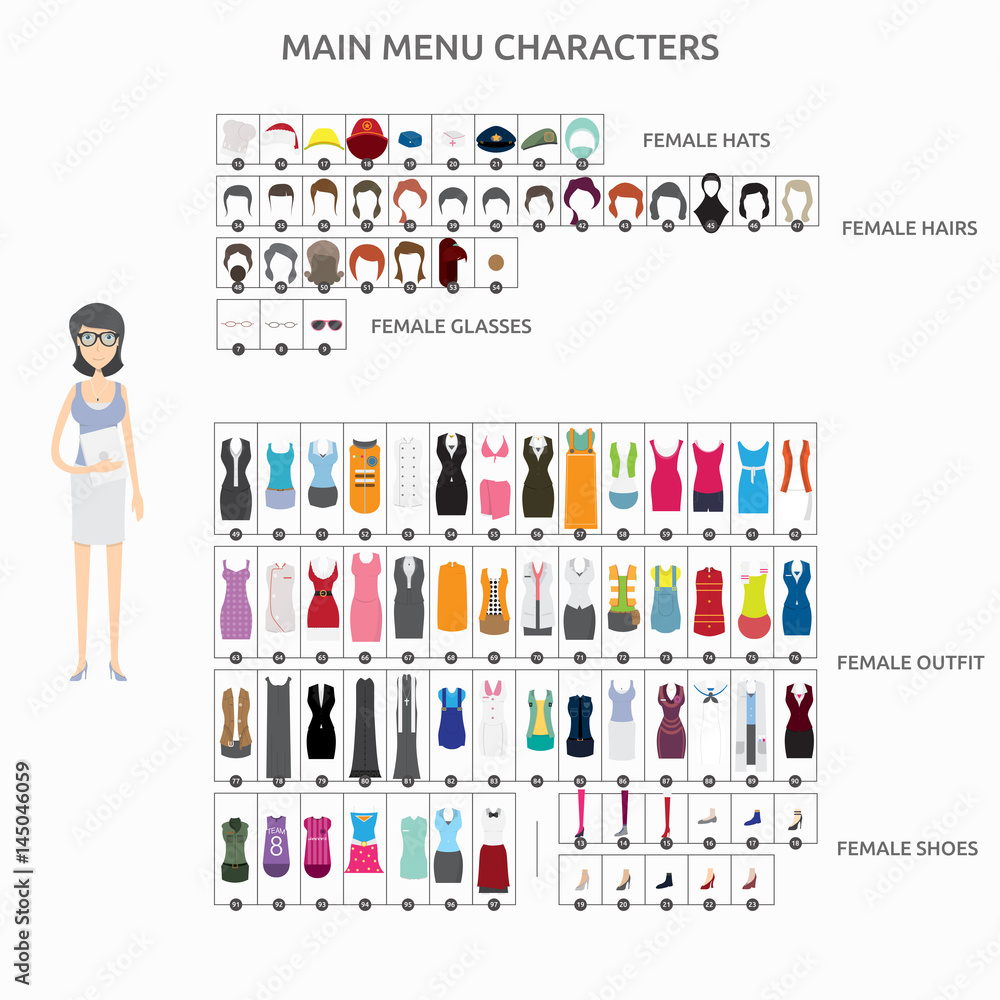 Fototapeta premium Character Creation Programmer