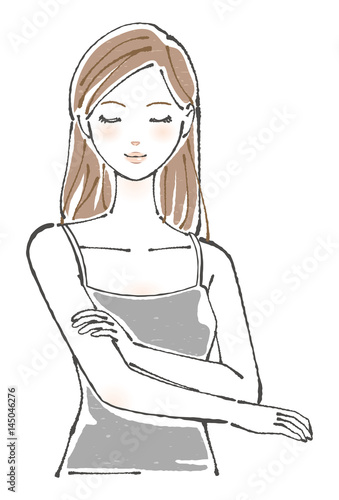 脇を脱毛した女性　20代