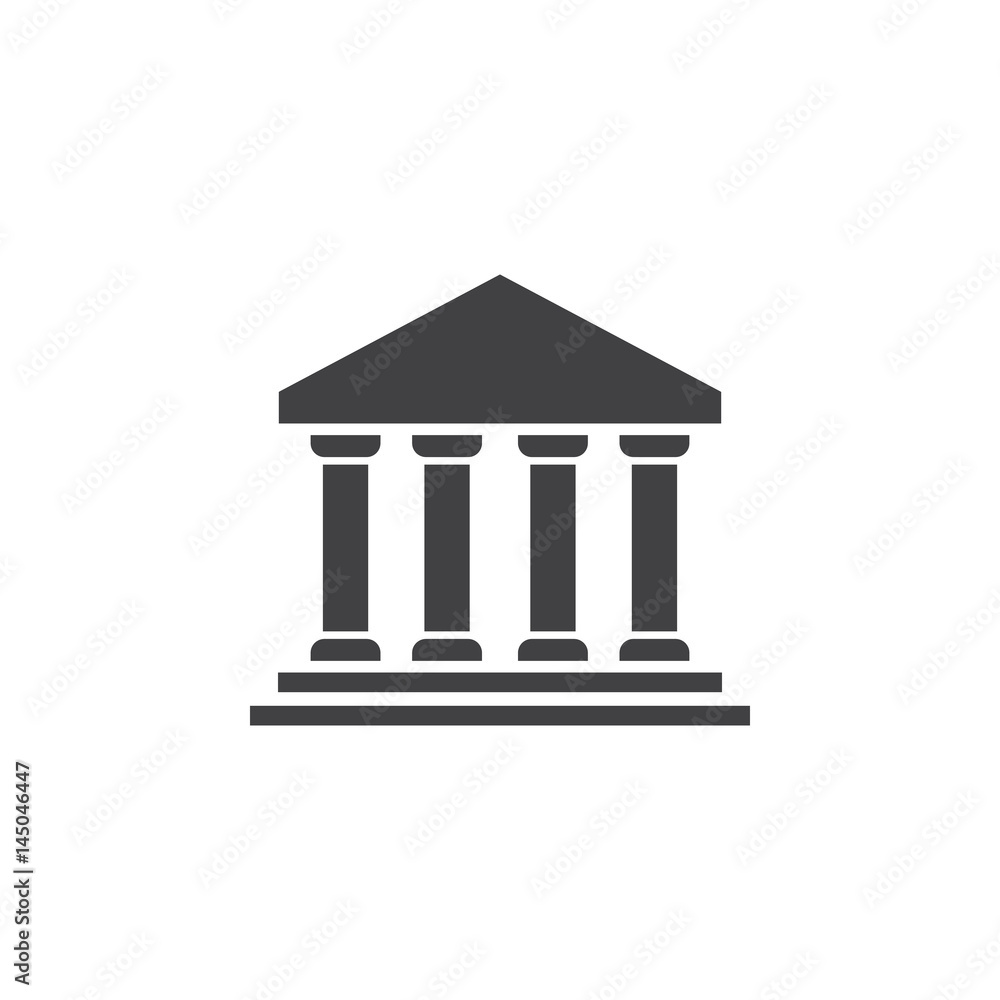 Bank Icon. Business centre vector illustration Bank Icon. Business centre vector illustration