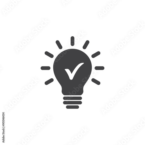 Check innovative idea icon