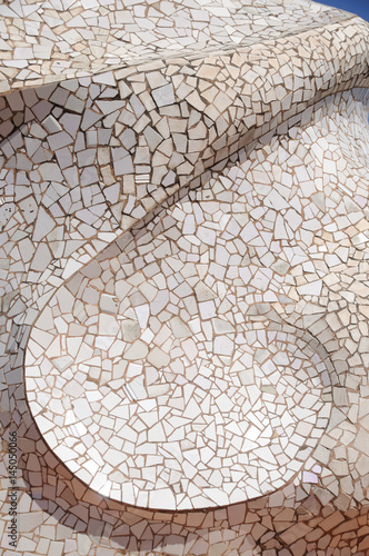 Photography Mosaic Barcelona. Spain