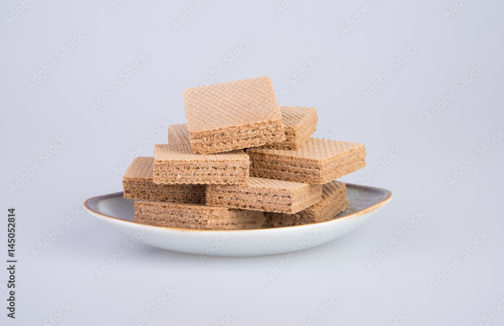 wafer or wafer biscuit on the background. wafer or wafer biscuit on the background.