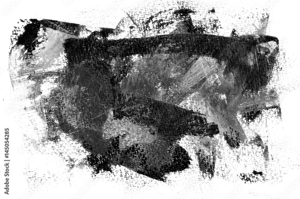 Obraz premium Dust and Scratched Textured. Abstract black acrylic background.