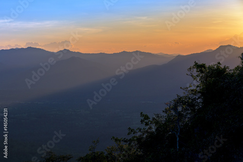  Sunrise serenity mountain landscape