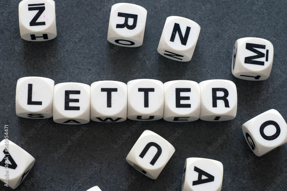 word letter on toy cubes word letter on toy cubes