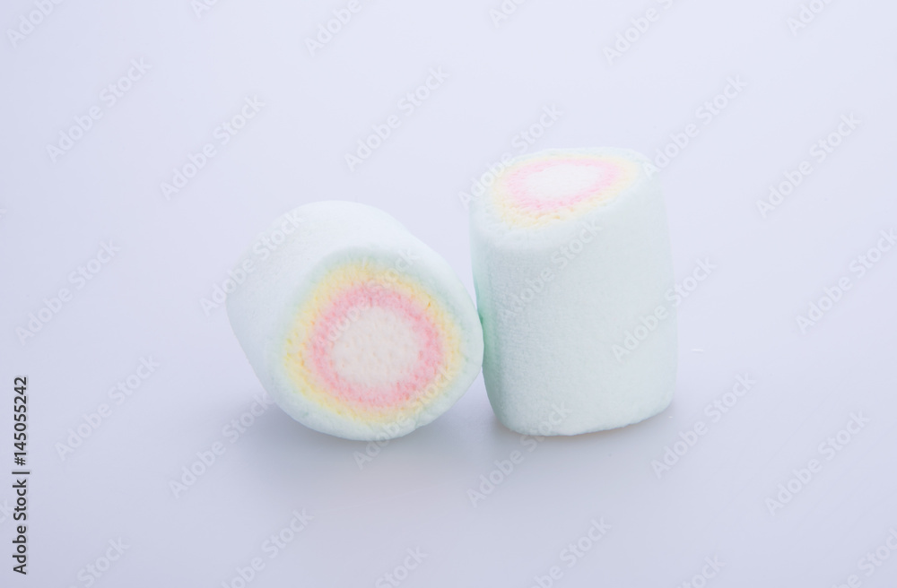 marshmallows or marshmallows candy on the background. marshmallows or marshmallows candy on the background.