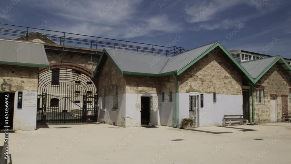 The Entrance to the Fremantle Prison which is a Tourist Attraction The Entrance to the Fremantle Prison which is a Tourist Attraction