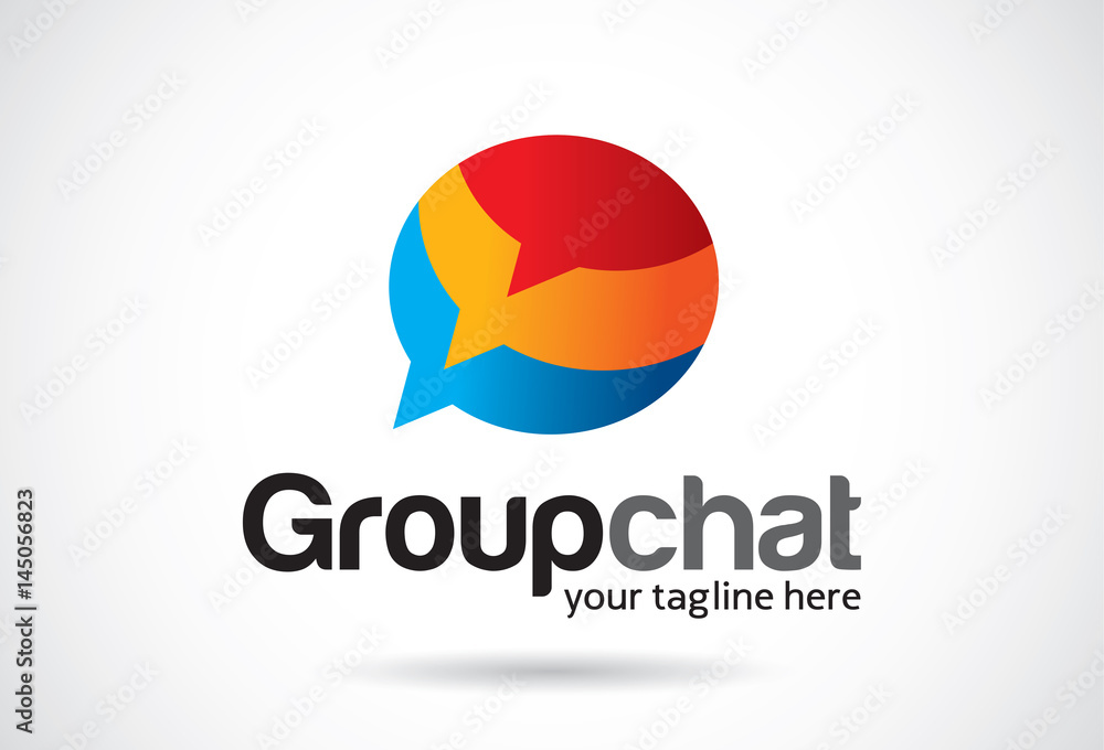 Group Chat Logo Template Design Vector, Emblem, Design Concept, Creative Symbol, Icon Group Chat Logo Template Design Vector, Emblem, Design Concept, Creative Symbol, Icon