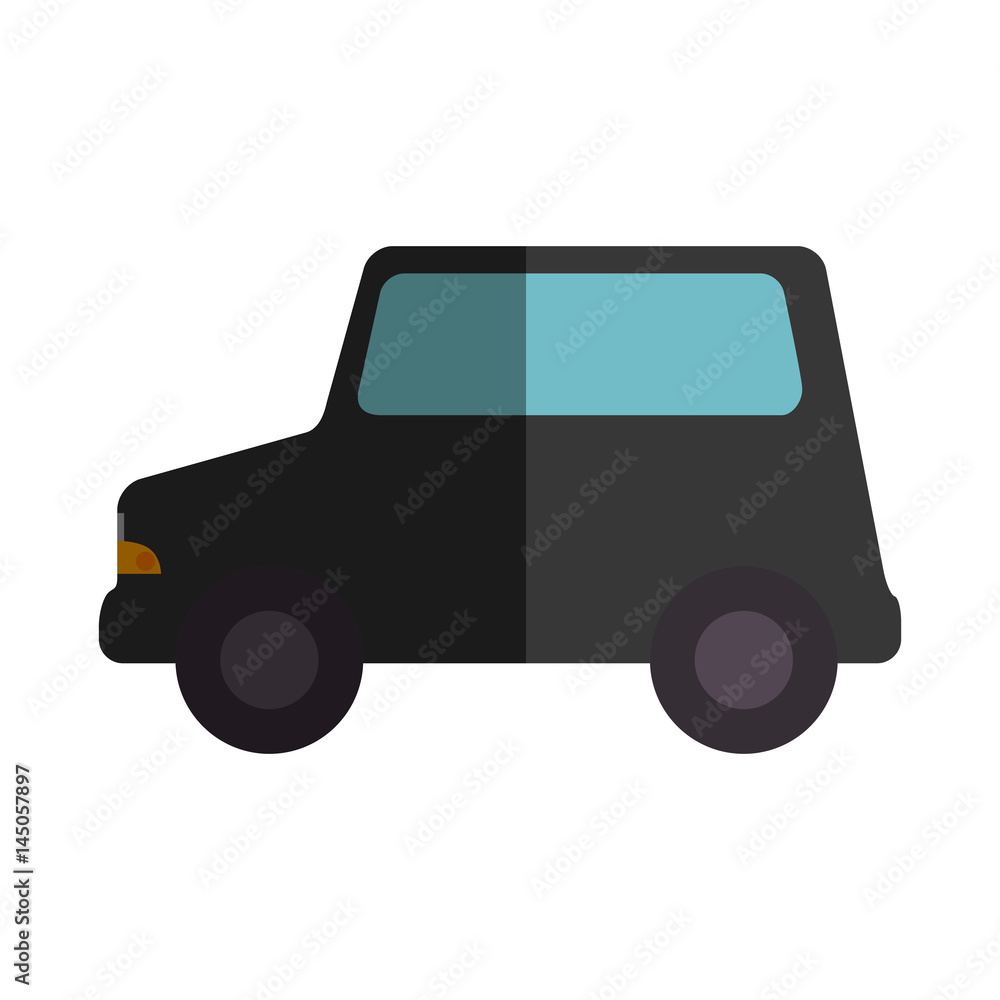 little car toy icon vector illustration design