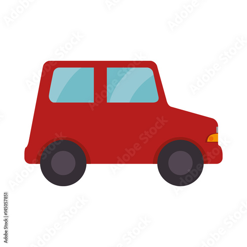 little car toy icon vector illustration design