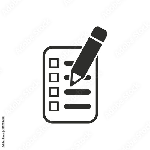 Checklist - vector icon.