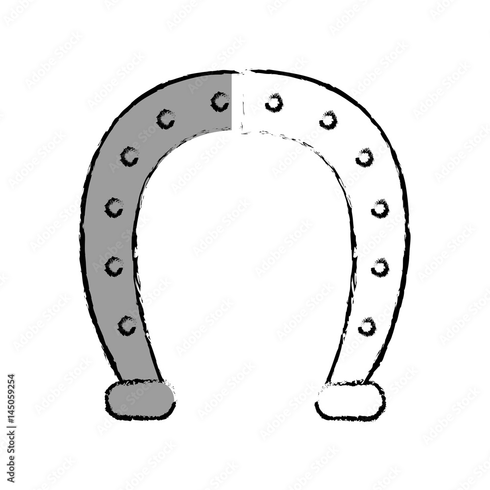 horseshoe lucky isolated icon vector illustration design horseshoe lucky isolated icon vector illustration design