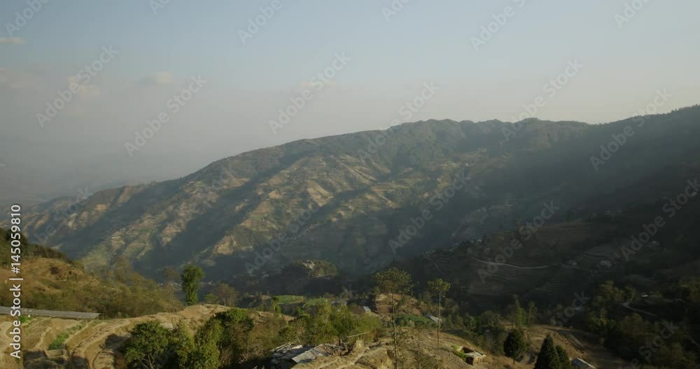 Kathmandu Valley sunset in Nagarkot, Nepal Kathmandu Valley sunset in Nagarkot, Nepal