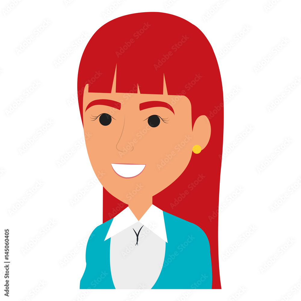 businesswoman avatar character icon vector illustration design businesswoman avatar character icon vector illustration design