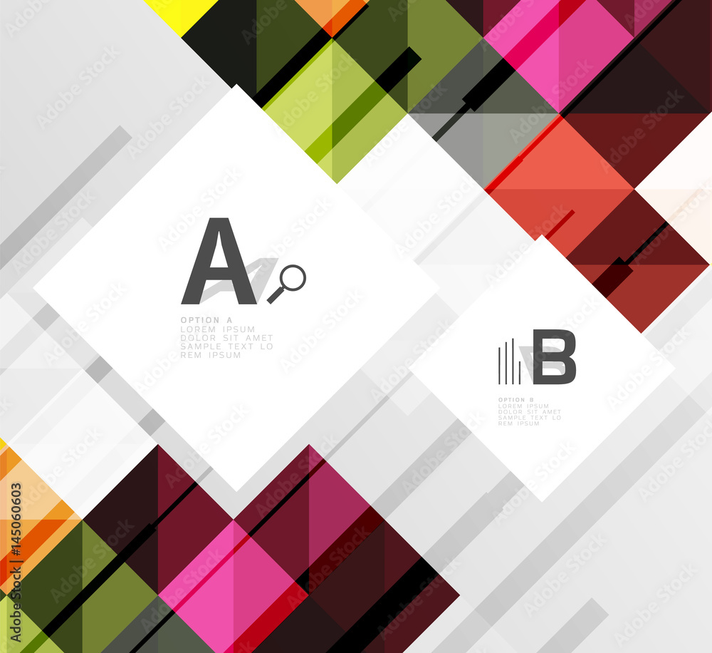 Modern geometrical square banner, minimalistic abstract background Modern geometrical square banner, minimalistic abstract background