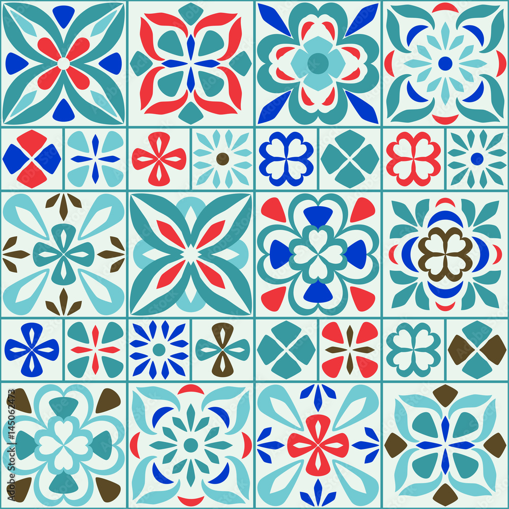 Vector Seamless Tile Pattern Vector Seamless Tile Pattern