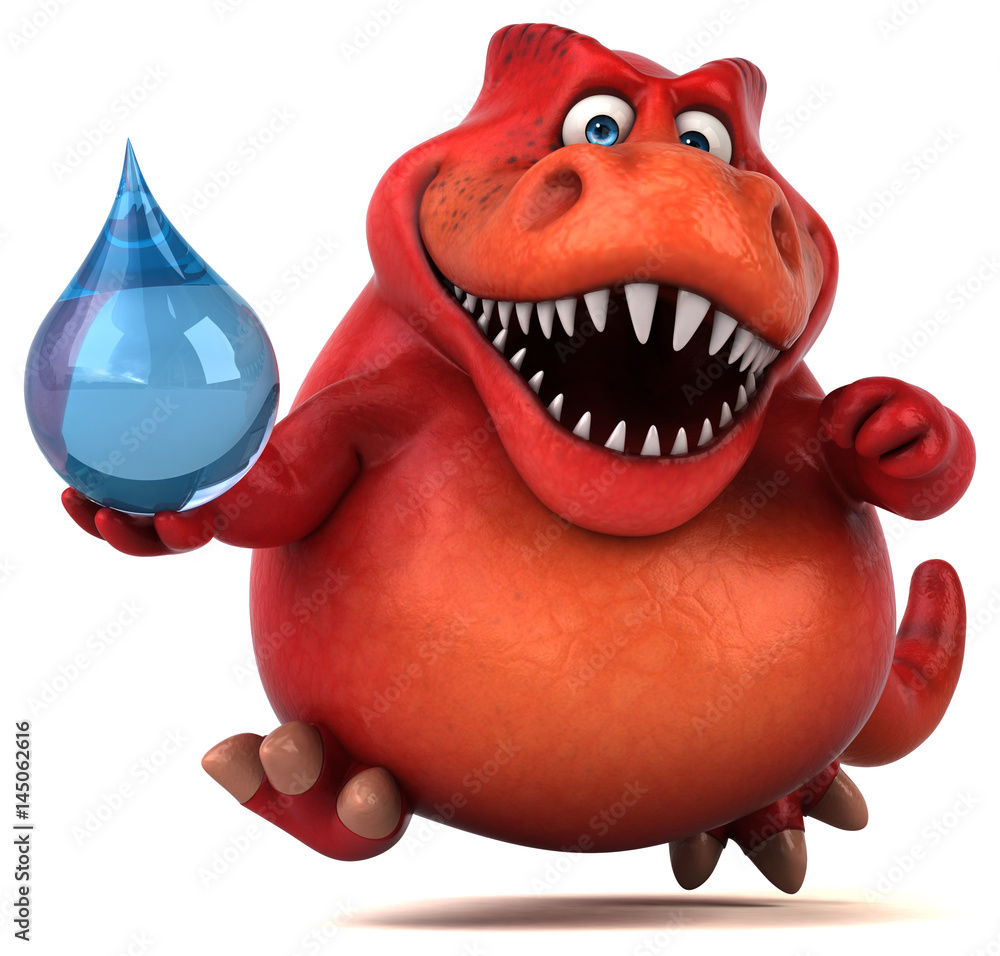 Obraz premium Fun dinosaur - 3D Illustration