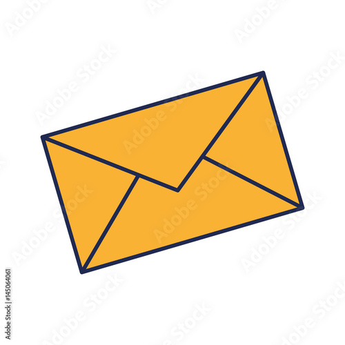 envelope mail isolated icon vector illustration design