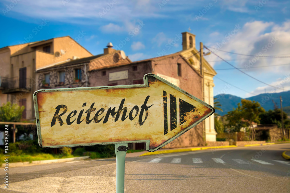 Fototapeta premium Schild 198 - Reiterhof