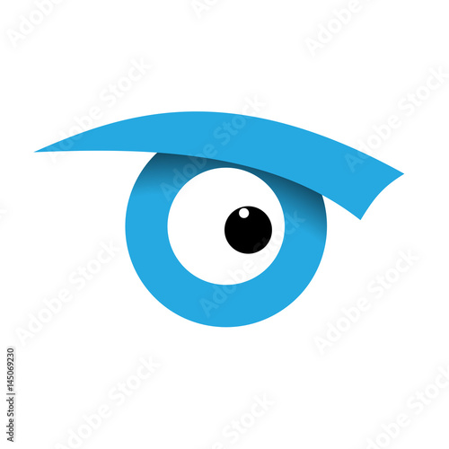 Vector sign eye, iris