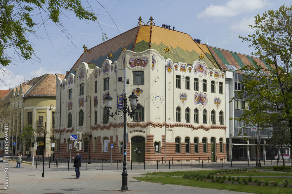 Naklejka premium Cifrapalota in Kecskemét, Hungary