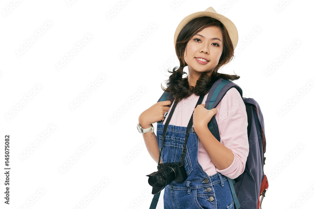 Beautiful tourist Beautiful tourist