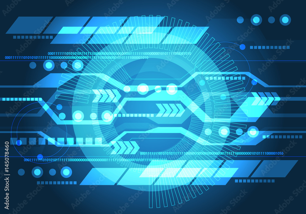 Abstract technology energy concept design background vector illustration.