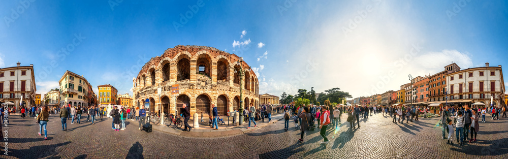 Verona, Panorama, Arena, Amphitheater 