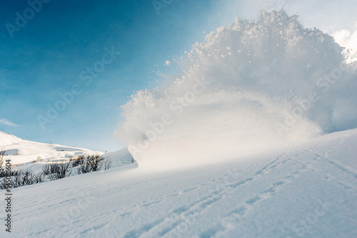 Big snow explosion