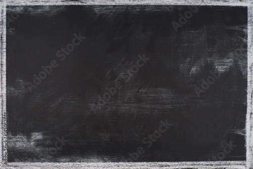 Chalk rubbed out on blackboard.