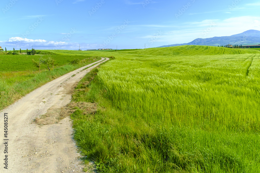 Countryside landscape around Pienza Tuscany Countryside landscape around Pienza Tuscany