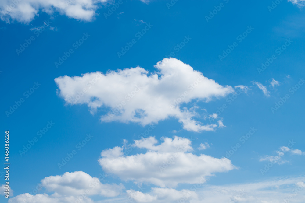 Fototapeta premium blue sky with white clouds