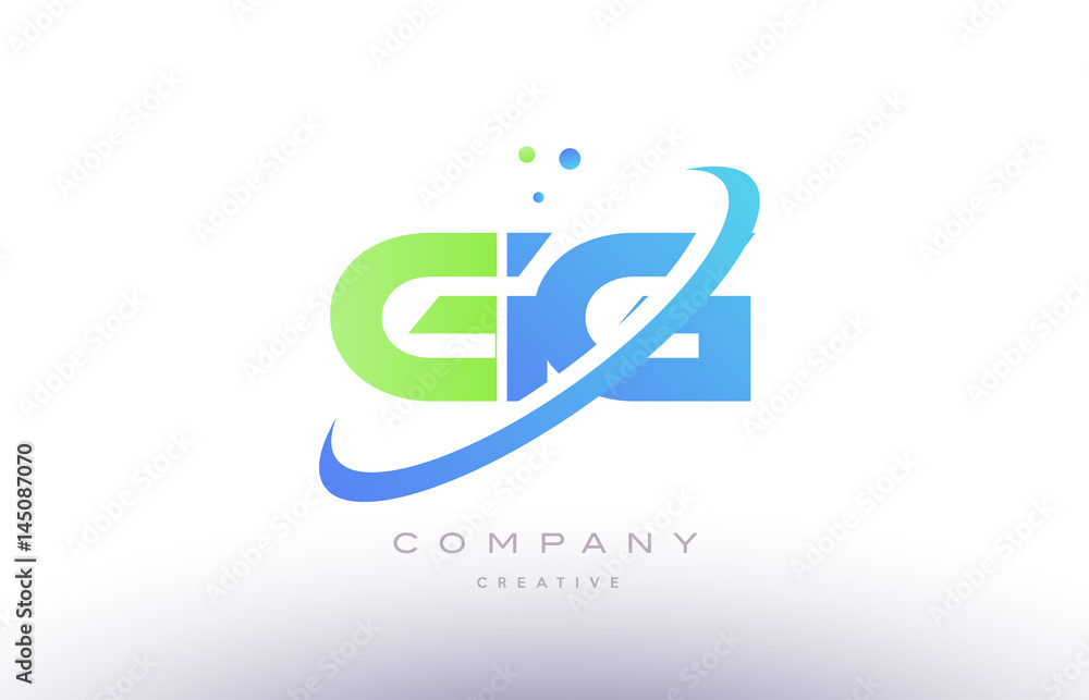 gg g g alphabet green blue swoosh letter logo icon design gg g g alphabet green blue swoosh letter logo icon design
