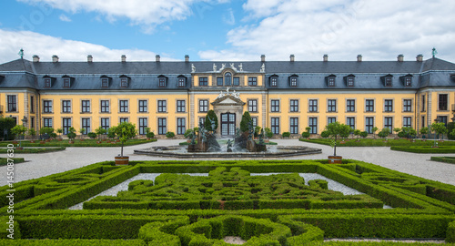 HANNOVER, GERMANY - 31 July, 2015 : Grand Cascade in Royal Gardens of Herrenhausen in Hannover, Germany on 31 July , 2015