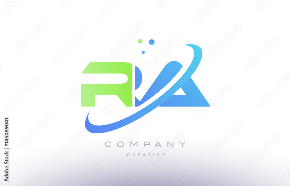 ra r q alphabet green blue swoosh letter logo icon design ra r q alphabet green blue swoosh letter logo icon design