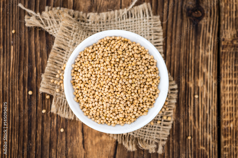 Portion of Seeds (Mustard) (selective focus) Portion of Seeds (Mustard) (selective focus)