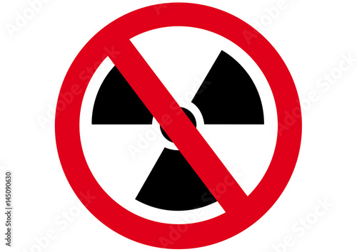 Schild Atomkraft verboten