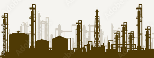 Morning Oil Refinery