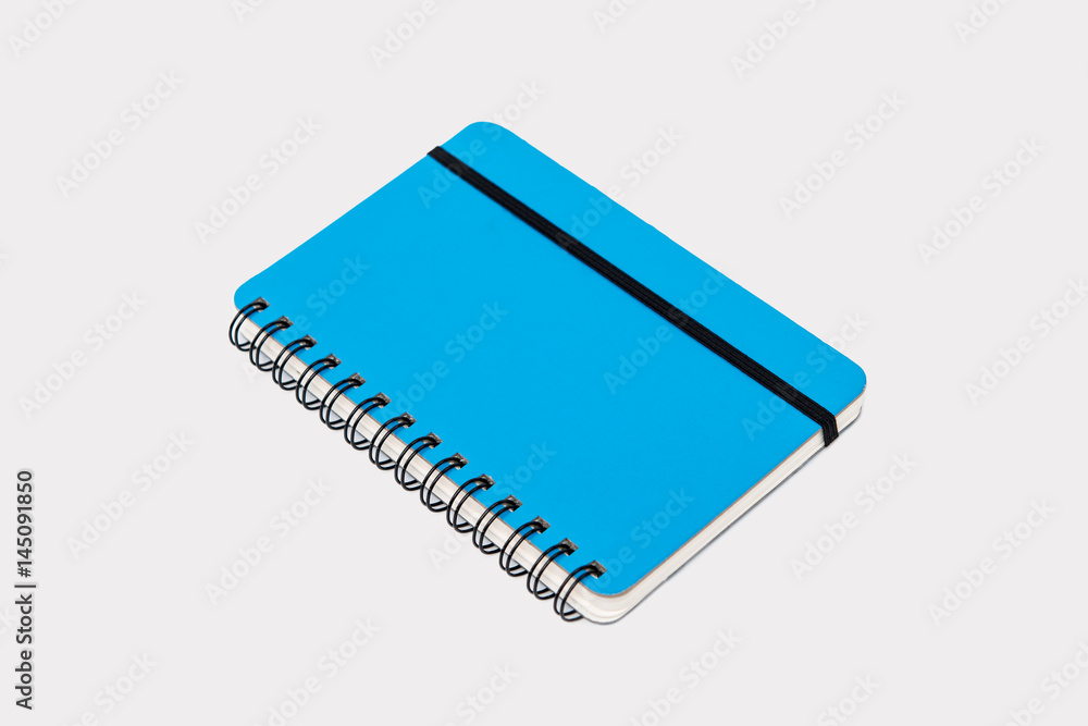 Blue notes isolated on white background Blue notes isolated on white background