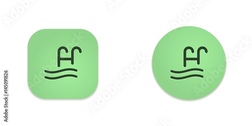 Vector Green Web Buttons
