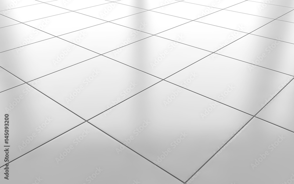 White Glossy Ceramic Tile Floor, White Glossy Ceramic Tile