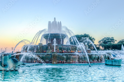 Chicago fountain photo