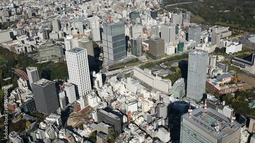 赤坂から永田町周辺上空／Aerial view