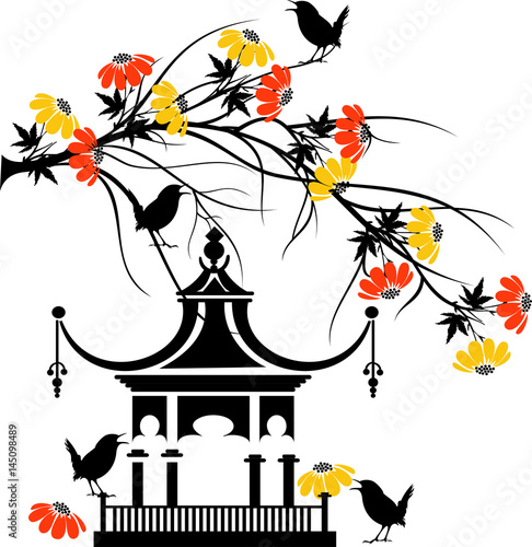 tree with birds