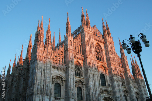 Milano Milan Mailand Dom Cathedral sunset