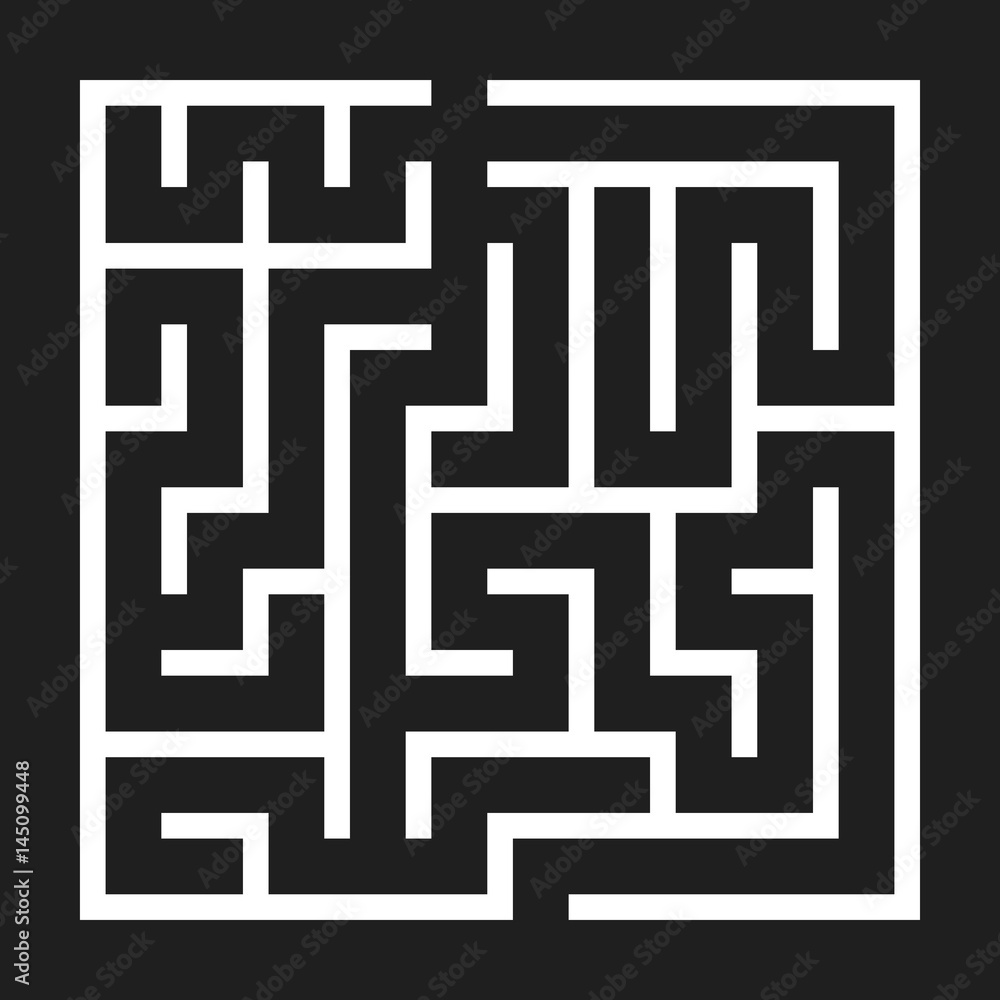 Maze Game background. Labyrinth with Entry and Exit. Vector Illustration. Maze Game background. Labyrinth with Entry and Exit. Vector Illustration.