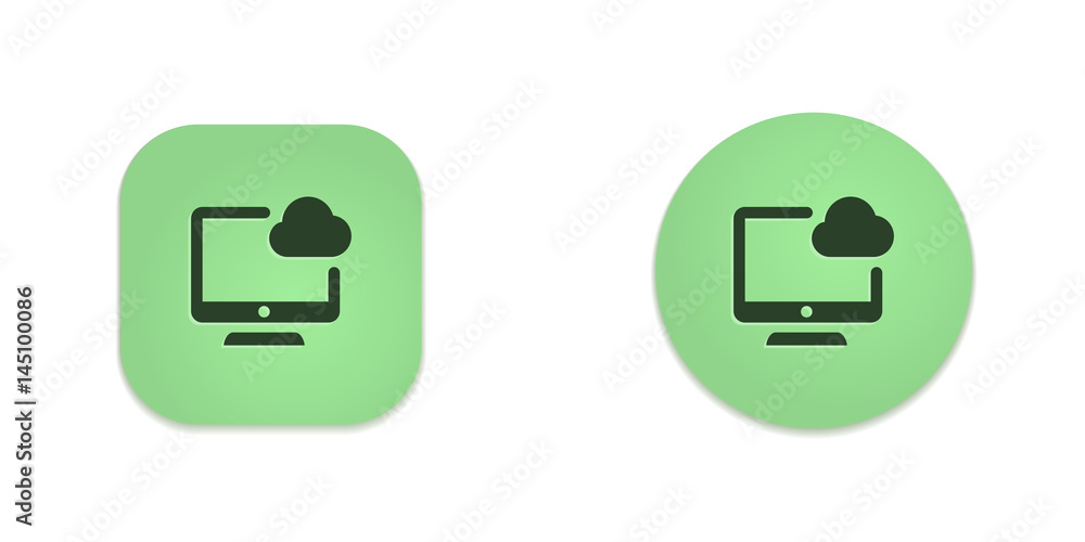 Vector Green Web Buttons Vector Green Web Buttons