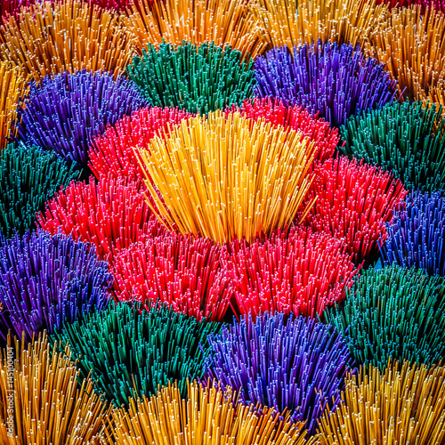 Colourful Incense sticks