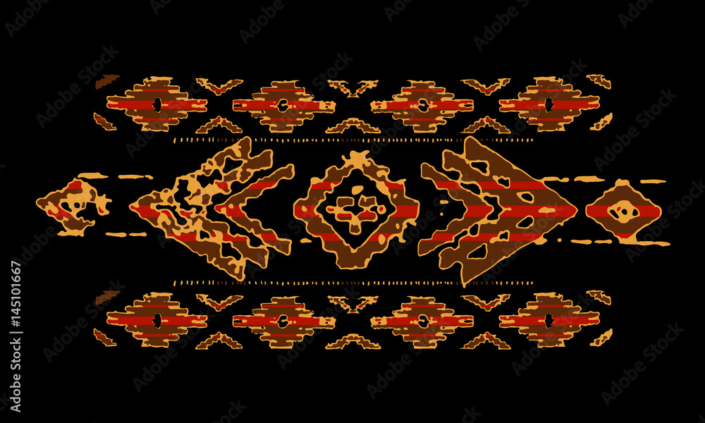 ネイティブアメリカン幾何学模様のデザイン Stock Vector Adobe Stock